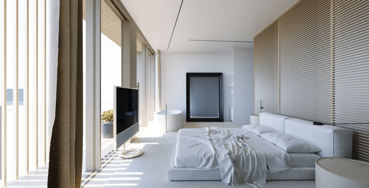 Master bedroom luxury apartment Liberty 1 Yerevan Armenia